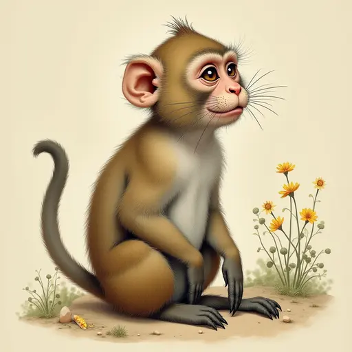 A Macaque used for avatar