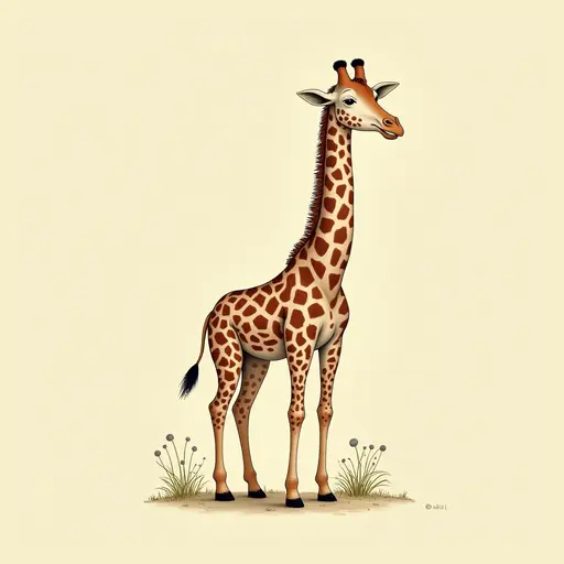 A Giraffe used for avatar