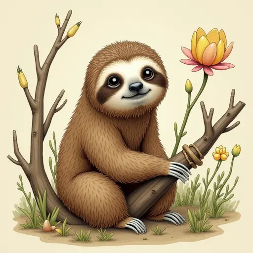 A Sloth used for avatar