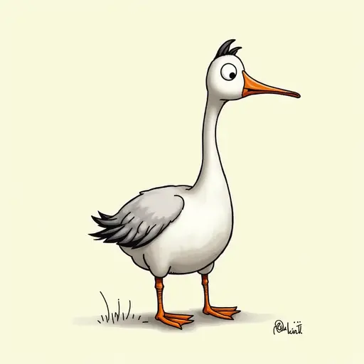 A Goose used for avatar