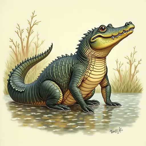 A Alligator used for avatar