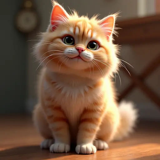 A Mischievous Persian Cat