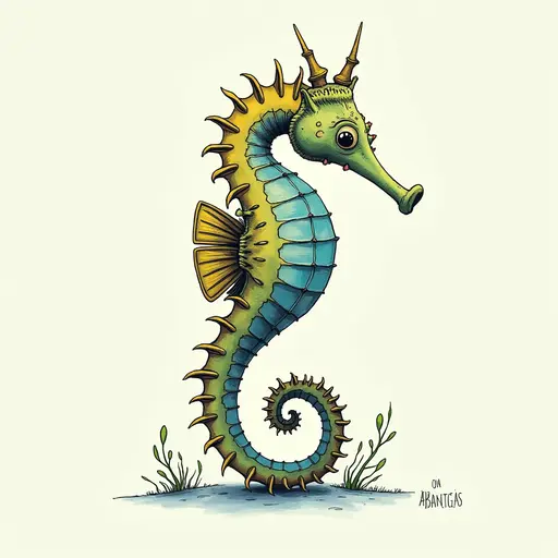 A Seahorse used for avatar