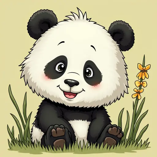 A Panda used for avatar