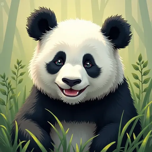 A Panda used for avatar