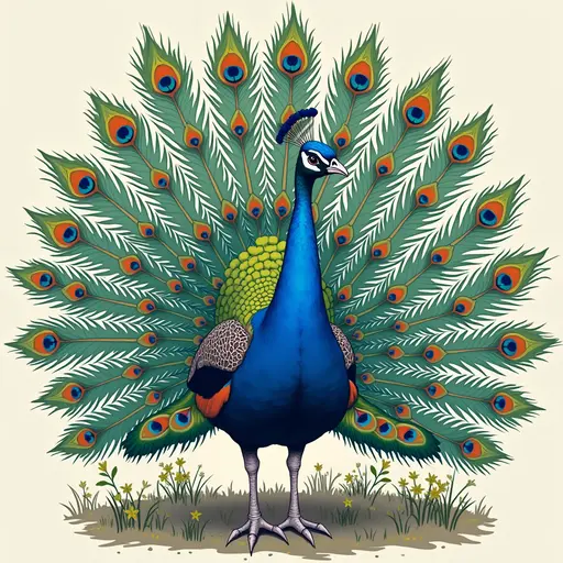 A Peacock used for avatar