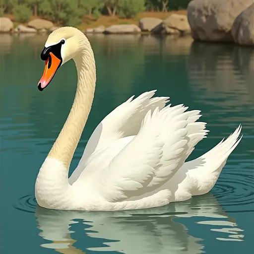 A Swan used for avatar