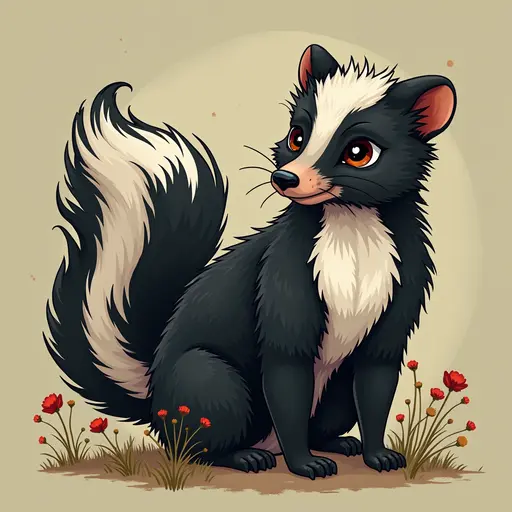 A Skunk used for avatar