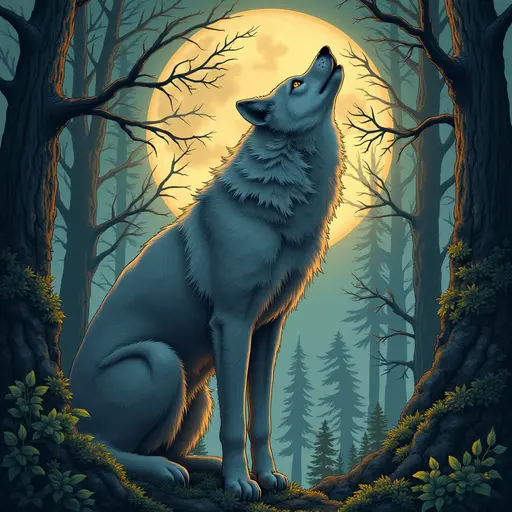 A Wolf used for avatar