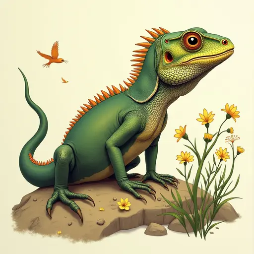 A Lizard used for avatar