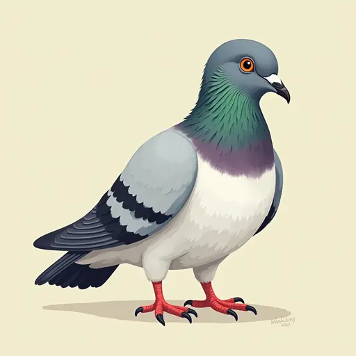 A Pigeon used for avatar