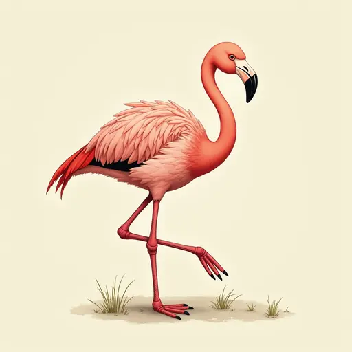 A Flamingo used for avatar