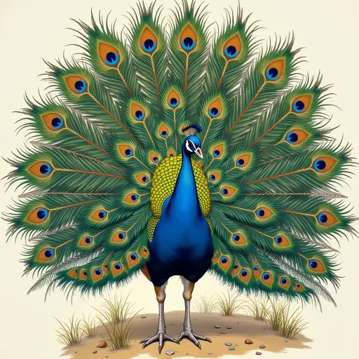 A Peacock used for avatar