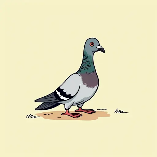 A Pigeon used for avatar