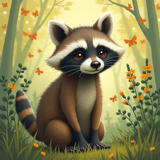 A Raccoon used for avatar