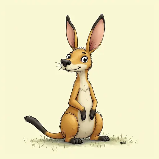 A Wallaby used for avatar