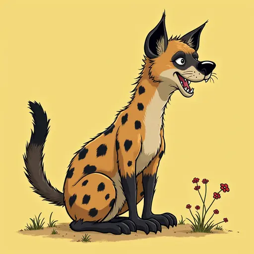 A Hyena used for avatar