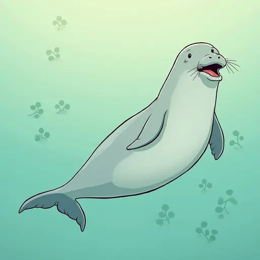 A Dugong used for avatar