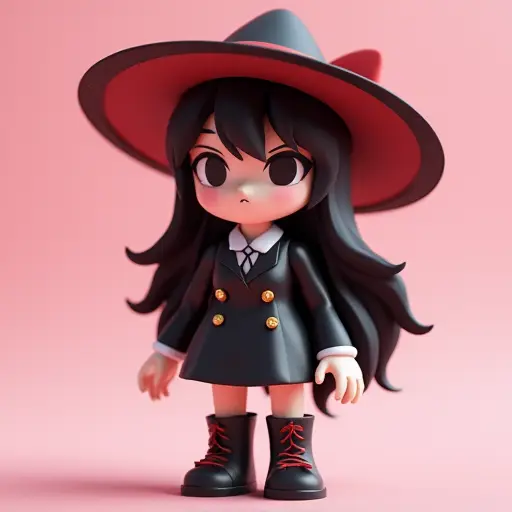 This free Roblox cool girl avatar is inspired by the Harry Potter world, featuring a classic black magic school uniform and a mysterious magic hat. Her expression exudes a strong-willed yet cute personality, perfectly blending independence with sweetness. Whether used as a Roblox character avatar or a personal icon for social platforms, this magical style avatar will make you stand out from the crowd. Free to download, perfect for players who love magic and fantasy!